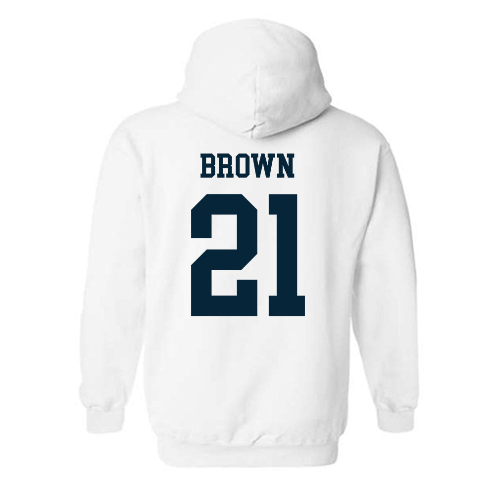 Utah State - NCAA Football : Carter Brown - Classic Shersey Hooded Sweatshirt-1