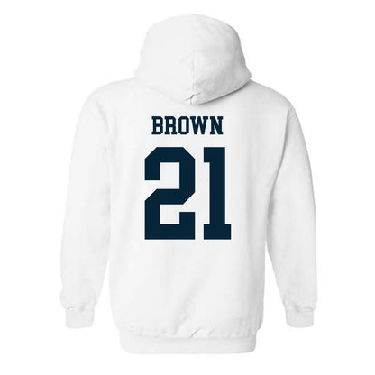 Utah State - NCAA Football : Carter Brown - Classic Shersey Hooded Sweatshirt-1