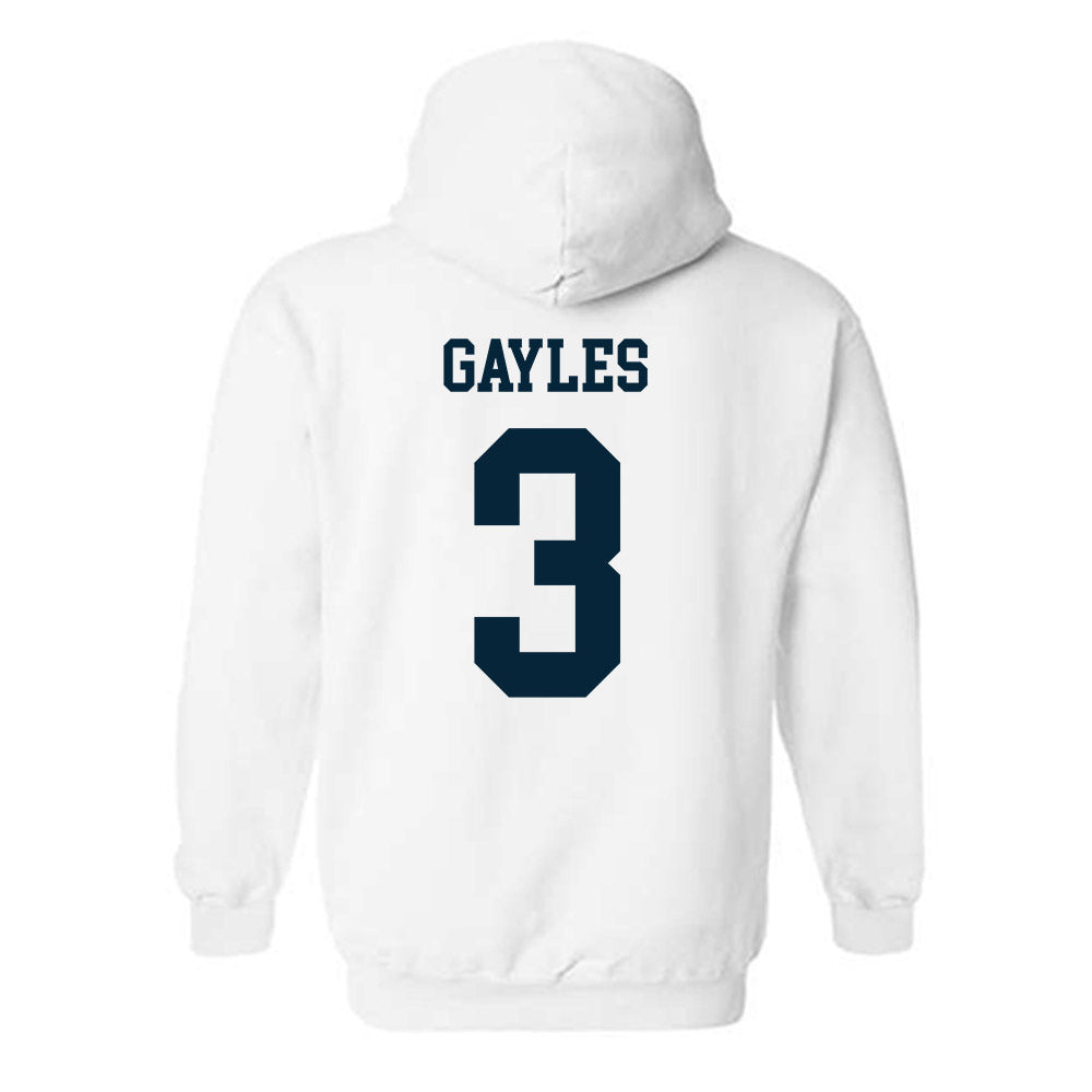 Utah State - NCAA Women's Basketball : Aaliyah Gayles - Classic Shersey Hooded Sweatshirt-1