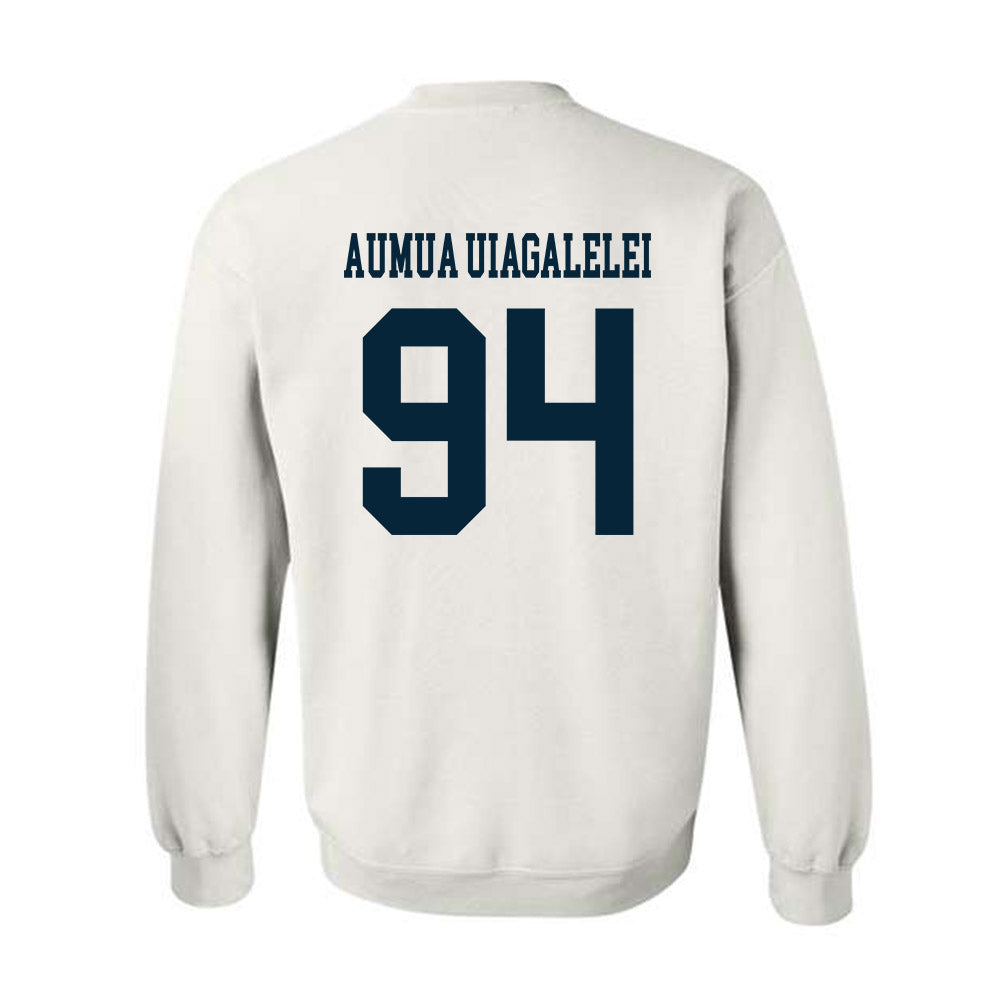 Utah State - NCAA Football : Kone Aumua Uiagalelei - Classic Shersey Crewneck Sweatshirt-1