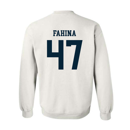 Utah State - NCAA Football : Naki Fahina - Classic Shersey Crewneck Sweatshirt-1
