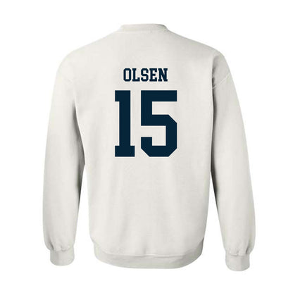 Utah State - NCAA Football : Ty Olsen - Classic Shersey Crewneck Sweatshirt-1