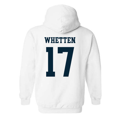 Utah State - NCAA Baseball : Davis Whetten - Classic Shersey Hooded Sweatshirt-1