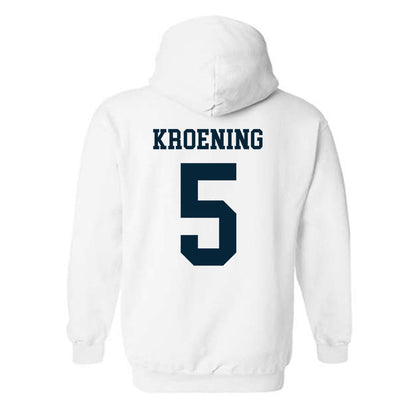 Utah State - NCAA Softball : Faith Kroening - Classic Shersey Hooded Sweatshirt-1