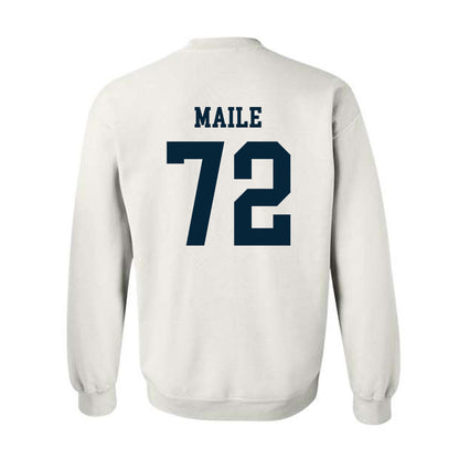 Utah State - NCAA Football : George Maile - Classic Shersey Crewneck Sweatshirt-1