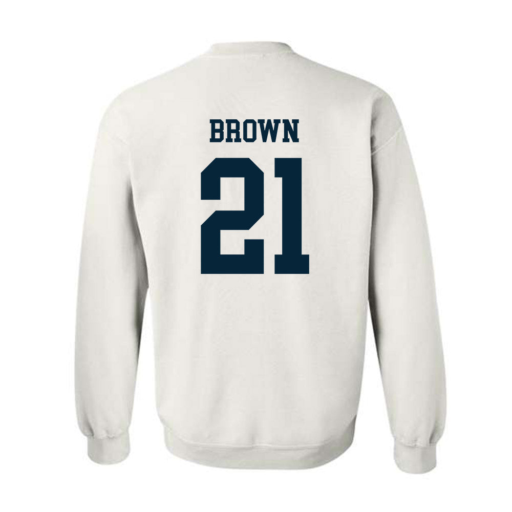 Utah State - NCAA Football : Carter Brown - Classic Shersey Crewneck Sweatshirt-1