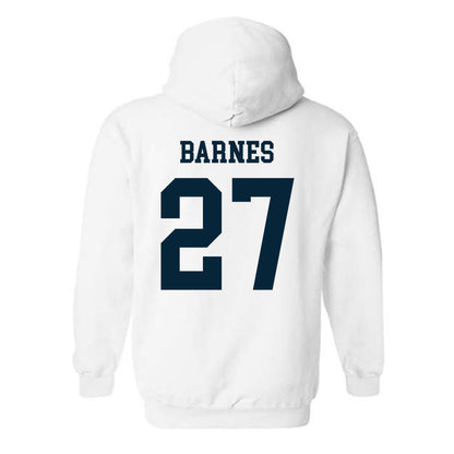 Utah State - NCAA Football : Blake Barnes - Classic Shersey Hooded Sweatshirt-1