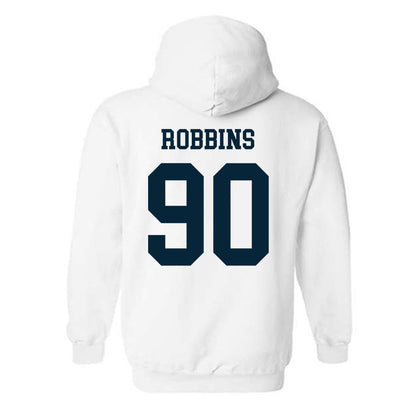 Utah State - NCAA Football : Zachary Robbins - Classic Shersey Hooded Sweatshirt-1