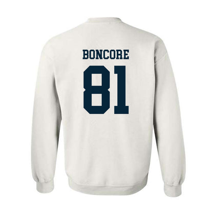 Utah State - NCAA Football : Nikko Boncore - Classic Shersey Crewneck Sweatshirt-1