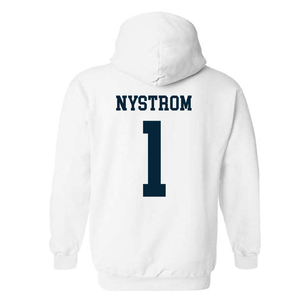 Utah State - NCAA Women's Soccer : Ivy Nystrom - Classic Shersey Hooded Sweatshirt-1