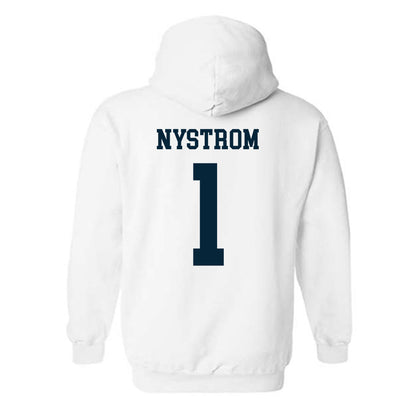 Utah State - NCAA Women's Soccer : Ivy Nystrom - Classic Shersey Hooded Sweatshirt-1