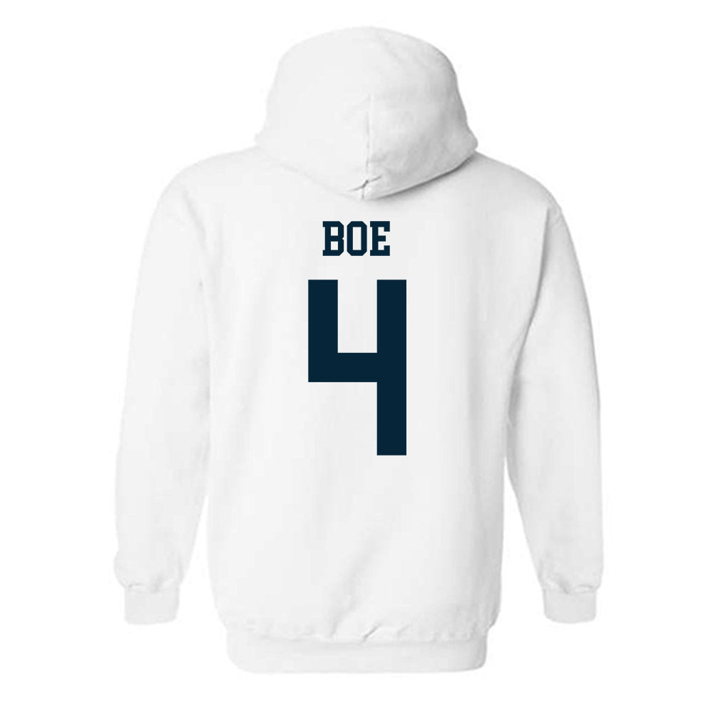 Utah State - NCAA Men's Basketball : Brayden Boe - Classic Shersey Hooded Sweatshirt-1