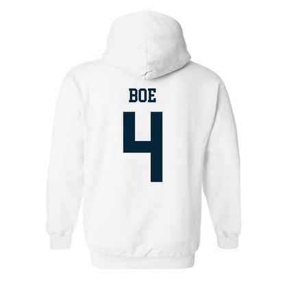 Utah State - NCAA Men's Basketball : Brayden Boe - Classic Shersey Hooded Sweatshirt-1