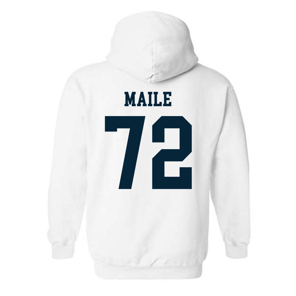 Utah State - NCAA Football : George Maile - Classic Shersey Hooded Sweatshirt-1