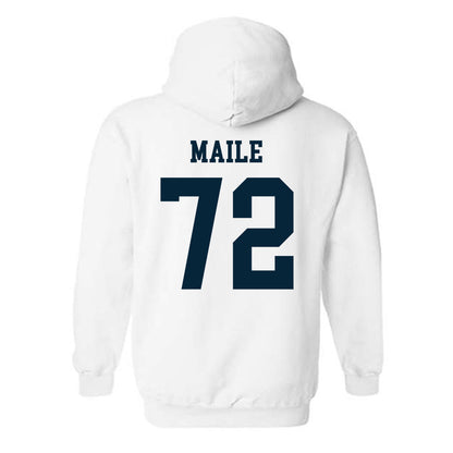 Utah State - NCAA Football : George Maile - Classic Shersey Hooded Sweatshirt-1
