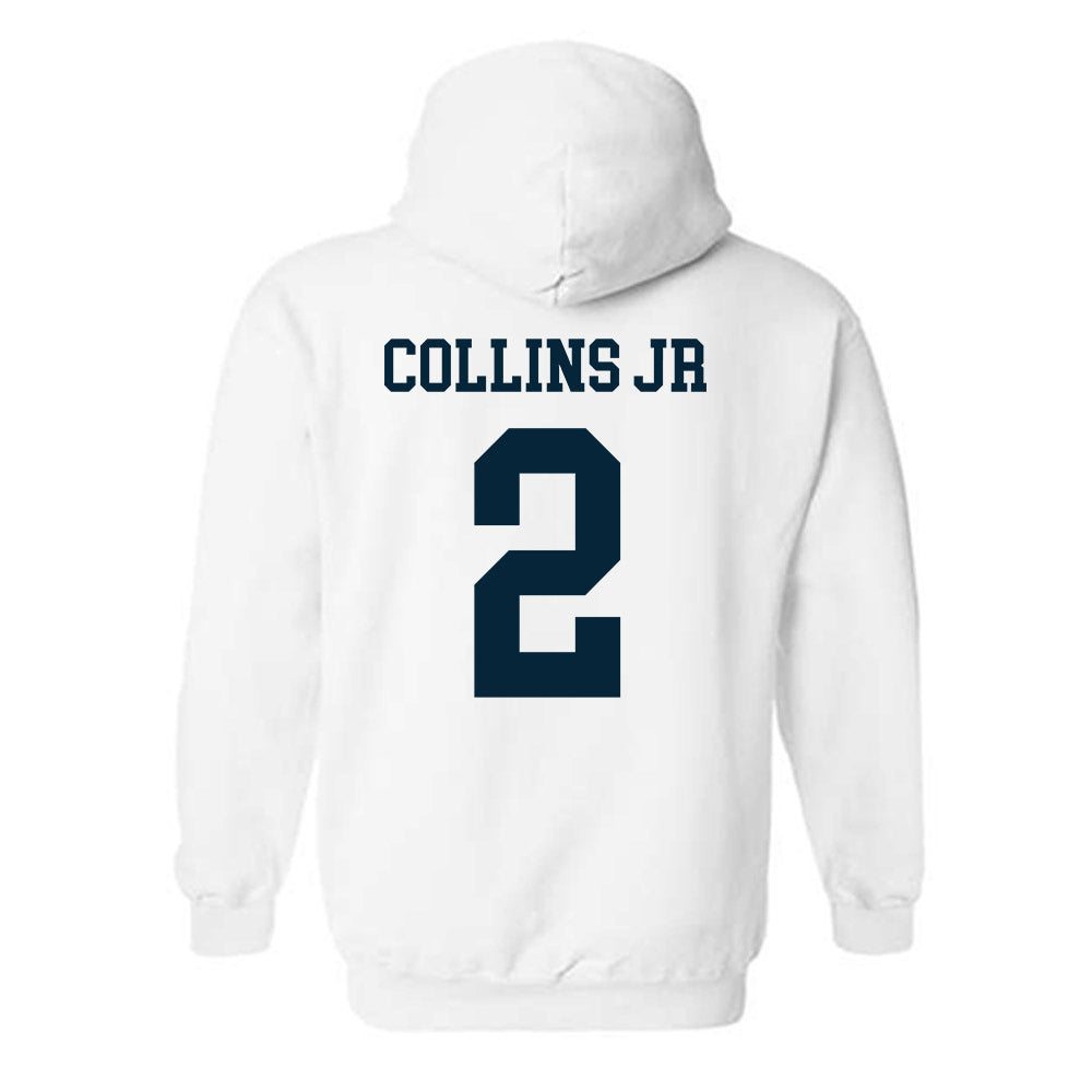 Utah State - NCAA Men's Basketball : Mj Collins Jr - Classic Shersey Hooded Sweatshirt-1