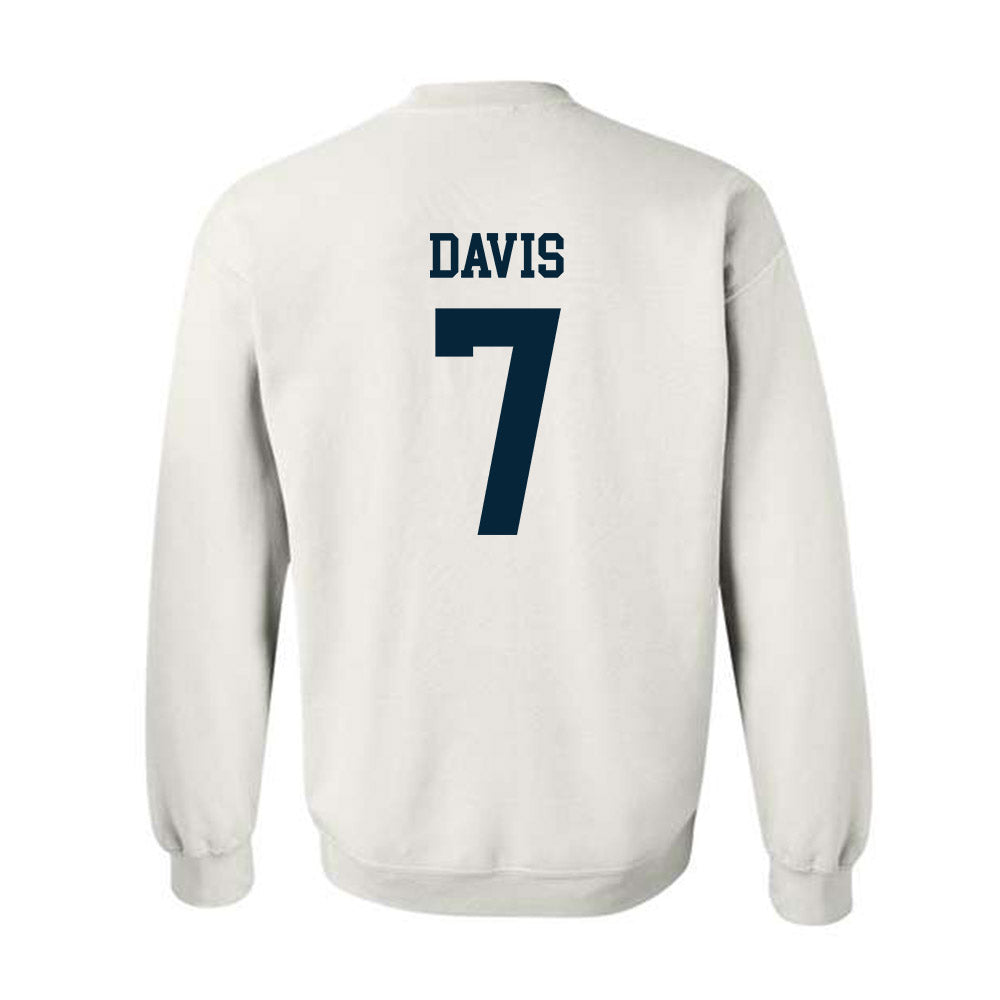 Utah State - NCAA Football : Kahanu Davis - Classic Shersey Crewneck Sweatshirt-1