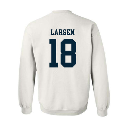 Utah State - NCAA Football : Ike Larsen - Classic Shersey Crewneck Sweatshirt-1