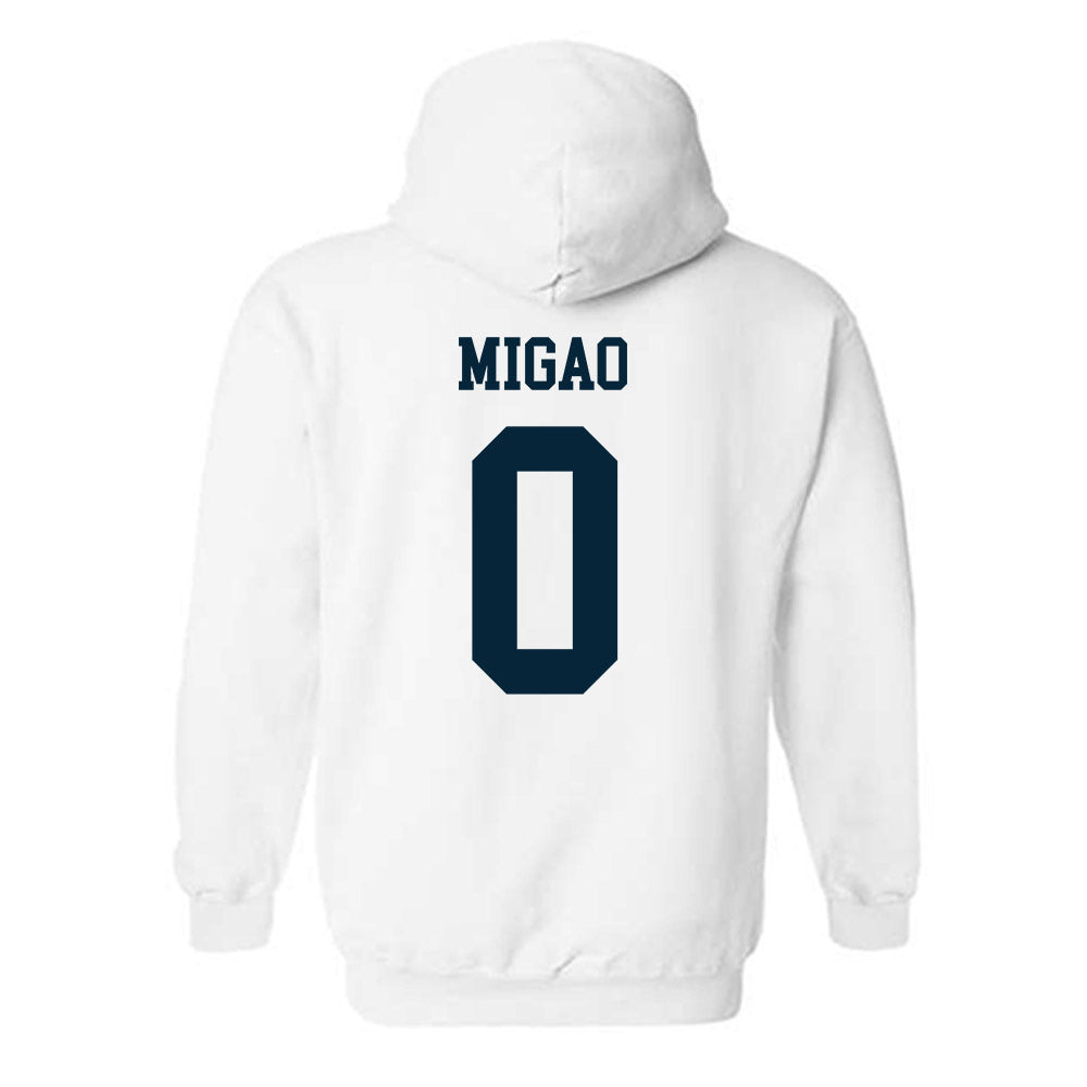 Utah State - NCAA Football : Enoka Migao - Classic Shersey Hooded Sweatshirt-1
