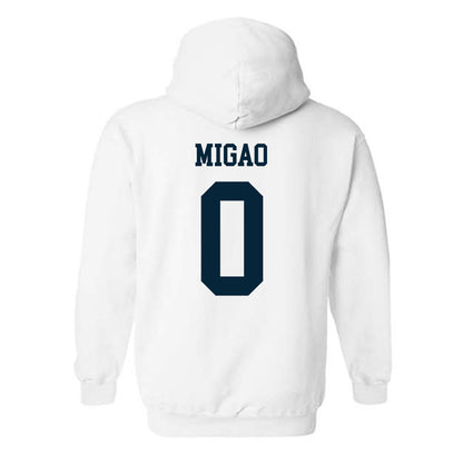 Utah State - NCAA Football : Enoka Migao - Classic Shersey Hooded Sweatshirt-1