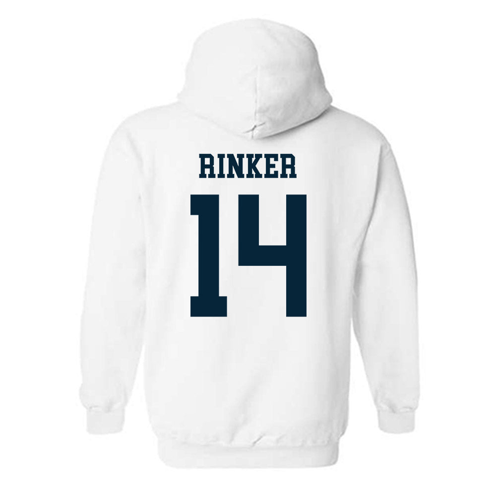 Utah State - NCAA Football : Tanner Rinker - Classic Shersey Hooded Sweatshirt-1