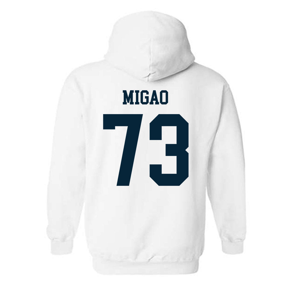 Utah State - NCAA Football : Elia Migao - Classic Shersey Hooded Sweatshirt-1