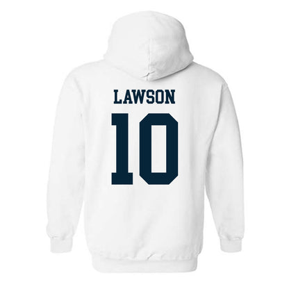Utah State - NCAA Women's Volleyball : Delaney Lawson - Classic Shersey Hooded Sweatshirt-1