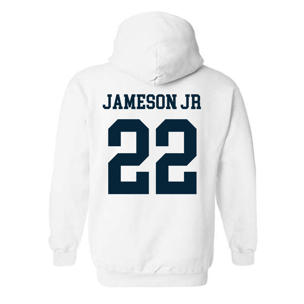 Utah State - NCAA Football : Derrick Jameson Jr - Classic Shersey Hooded Sweatshirt-1