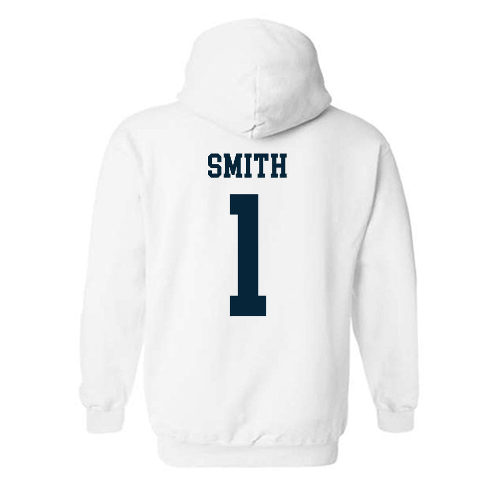 Utah State - NCAA Softball : Denay Smith - Classic Shersey Hooded Sweatshirt-1