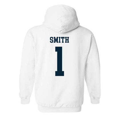 Utah State - NCAA Softball : Denay Smith - Classic Shersey Hooded Sweatshirt-1