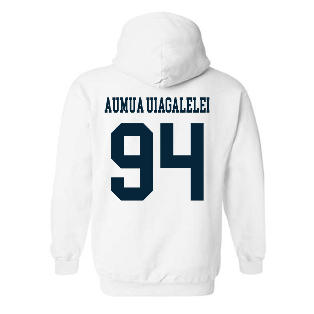 Utah State - NCAA Football : Kone Aumua Uiagalelei - Classic Shersey Hooded Sweatshirt-1