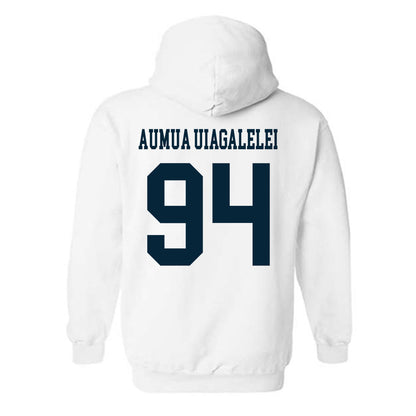 Utah State - NCAA Football : Kone Aumua Uiagalelei - Classic Shersey Hooded Sweatshirt-1