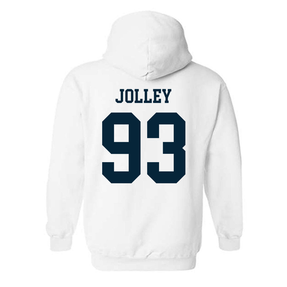 Utah State - NCAA Football : Tanner Jolley - Classic Shersey Hooded Sweatshirt-1
