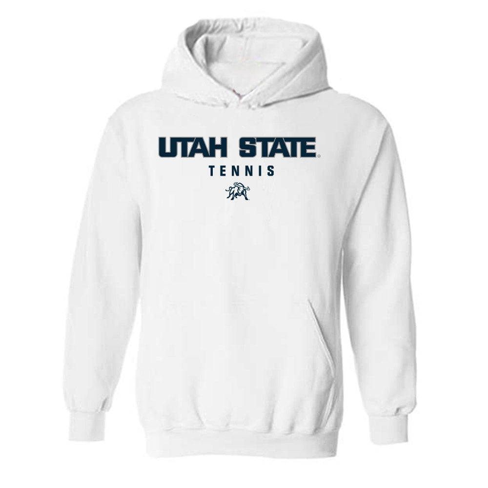 Utah State - NCAA Women's Tennis : Kylee Sperry - Classic Shersey Hooded Sweatshirt-0