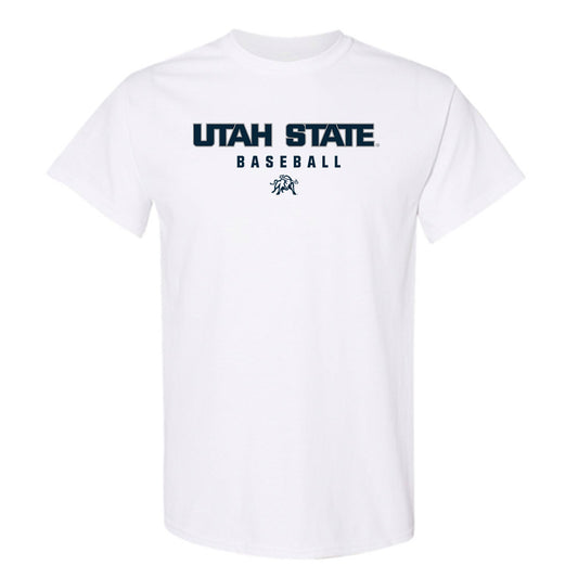 Utah State - NCAA Baseball : Hayden Gardner - Classic Shersey T-Shirt-0