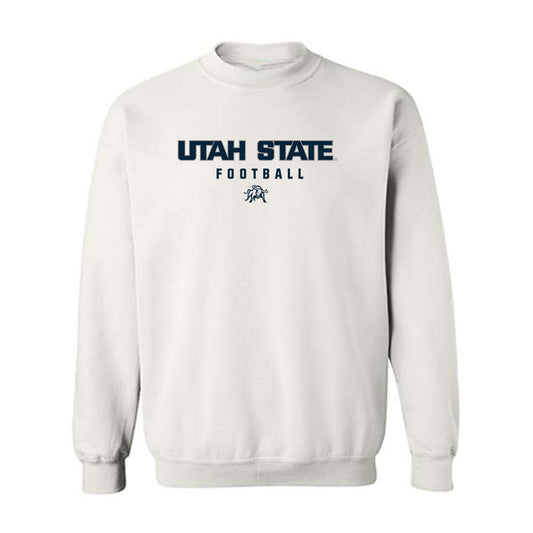 Utah State - NCAA Football : Naki Fahina - Classic Shersey Crewneck Sweatshirt-0
