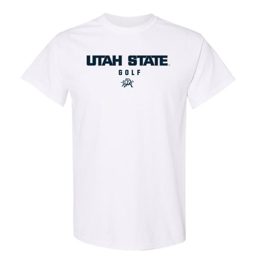 Utah State - NCAA Men's Golf : Luis Cantu - Classic Shersey T-Shirt-0
