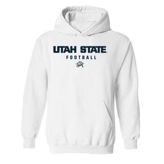 Utah State - NCAA Football : Derrick Jameson Jr - Classic Shersey Hooded Sweatshirt-0