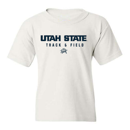 Utah State - NCAA Men's Track & Field : Mackenzie Patten - Classic Shersey Youth T-Shirt-0