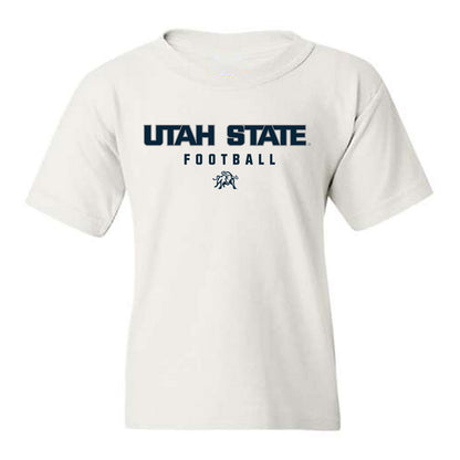 Utah State - NCAA Football : Naki Fahina - Classic Shersey Youth T-Shirt-0