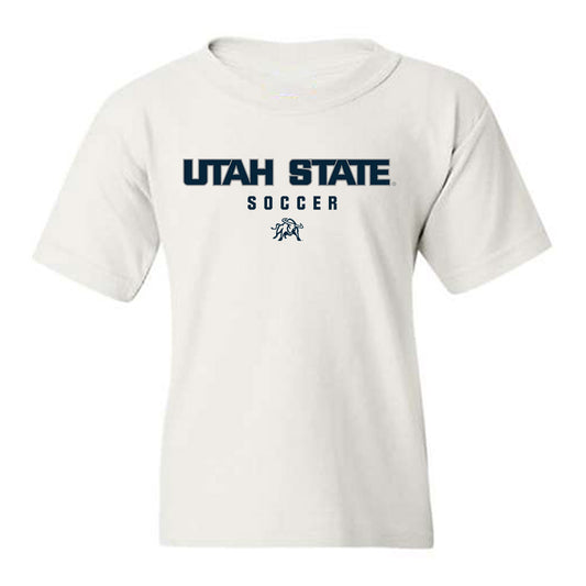 Utah State - NCAA Women's Soccer : Hannah Roe - Classic Shersey Youth T-Shirt-0