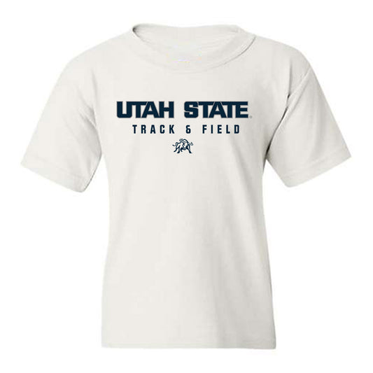 Utah State - NCAA Men's Track & Field : David Konan - Classic Shersey Youth T-Shirt-0