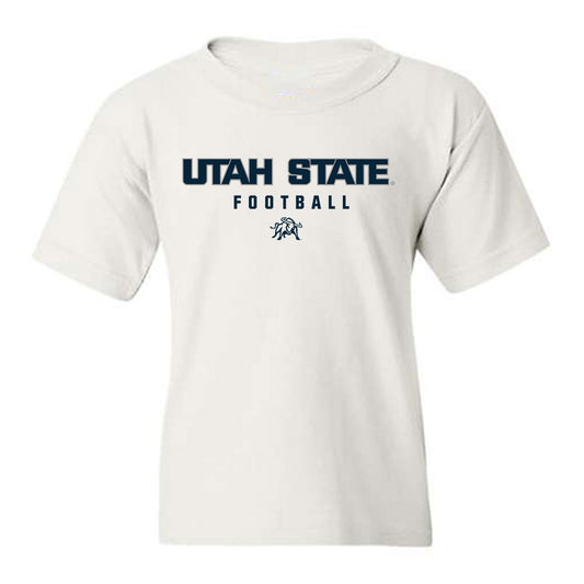 Utah State - NCAA Football : Corey Thompson Jr. - Classic Shersey Youth T-Shirt-0