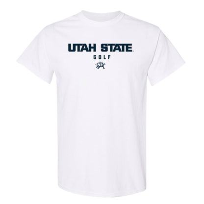 Utah State - NCAA Men's Golf : Esteban Jaramillo - Classic Shersey T-Shirt-0