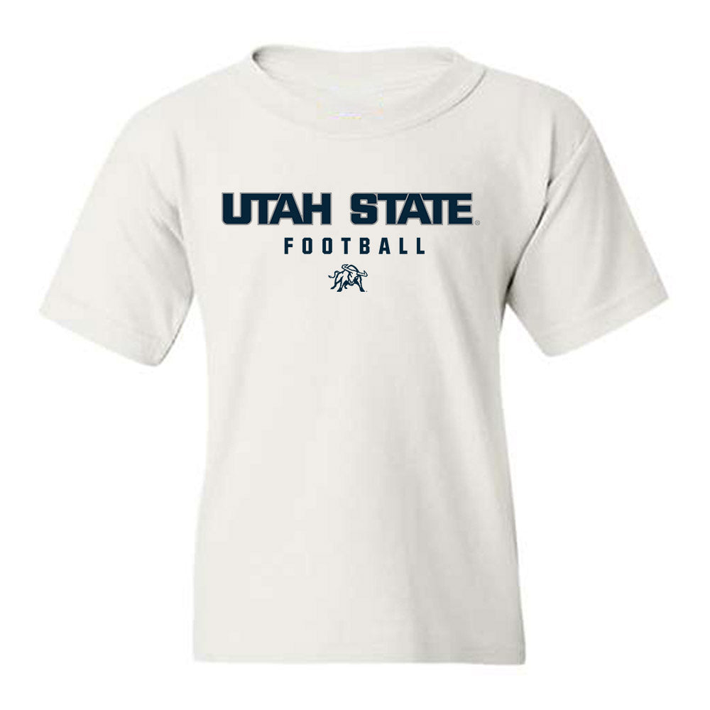 Utah State - NCAA Football : Derrick Jameson Jr - Classic Shersey Youth T-Shirt-0