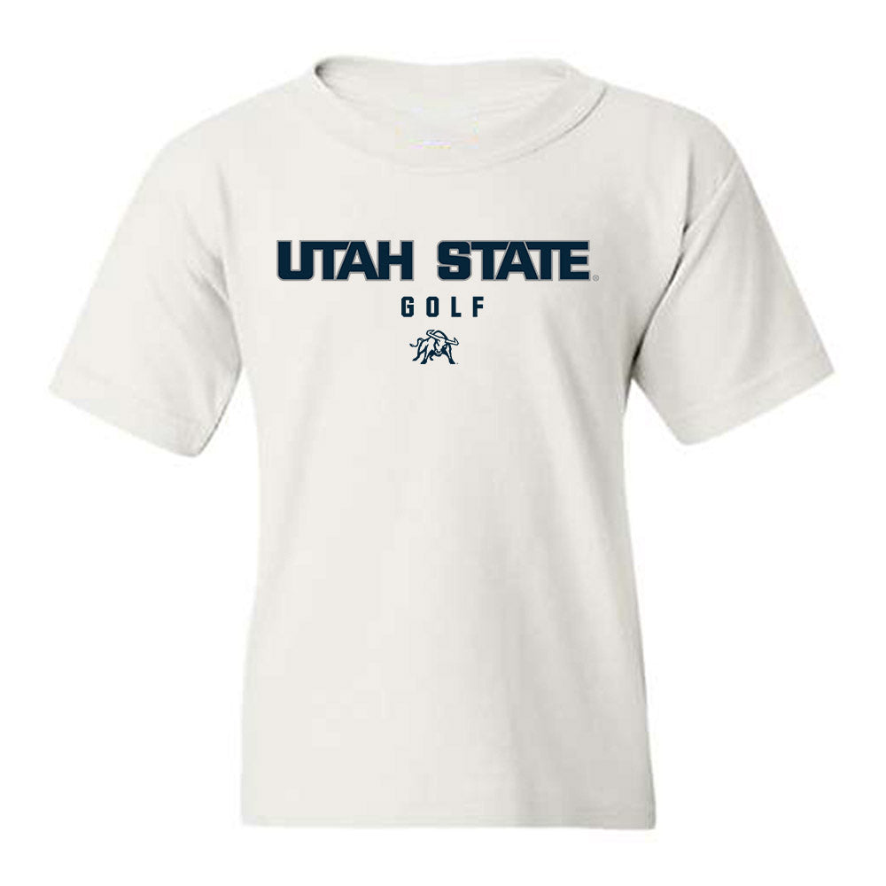 Utah State - NCAA Men's Golf : Esteban Jaramillo - Classic Shersey Youth T-Shirt-0