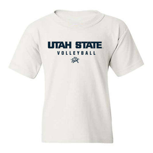 Utah State - NCAA Women's Volleyball : Tierney Barlow - Classic Shersey Youth T-Shirt-0