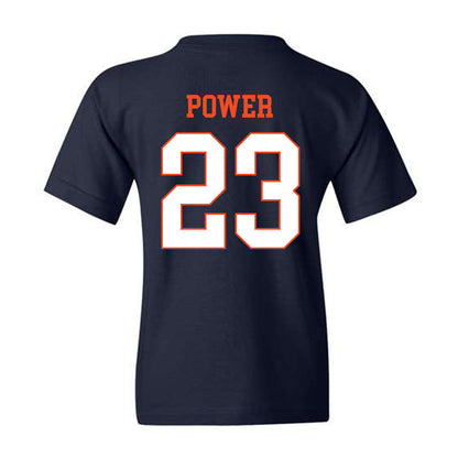 Virginia - NCAA Men's Basketball : TJ Power - Youth T-Shirt