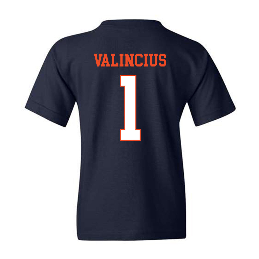 Virginia - NCAA Baseball : Tomas Valincius - Youth T-Shirt