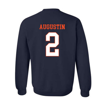 Virginia - NCAA Baseball : Matt Augustin - Crewneck Sweatshirt-1